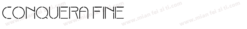 conquera fine字体转换